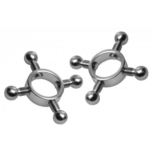 Stainless Steel Rings Of Fire Nipple Press Set — image 5 of 6