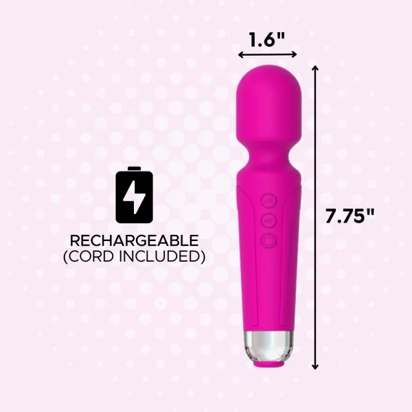 $1.99 Silicone Power Wand Massager - Add To Your Cart!