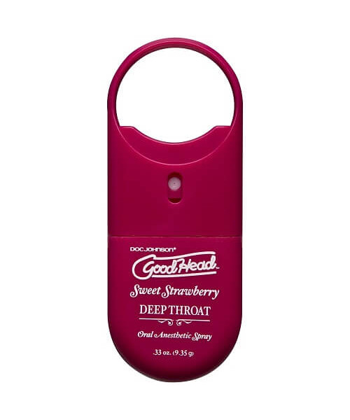 Doc Johnson GoodHead To-Go - Deep Throat Spray - Sweet Strawberry