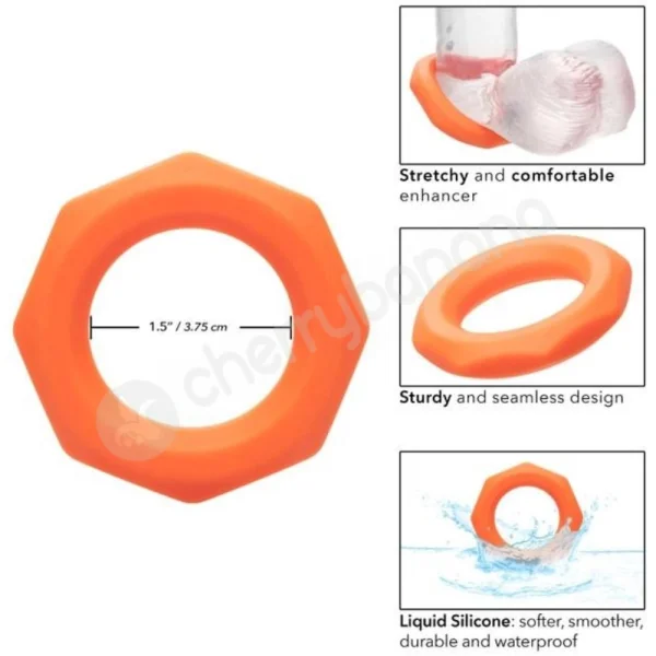 Alpha Liquid Silicone Sexagon Ring