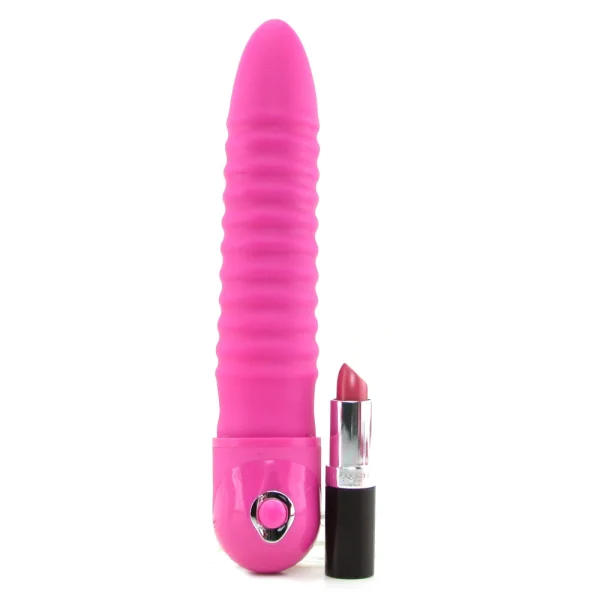 Waterproof Power Stud Ribbed Vibe - Pink