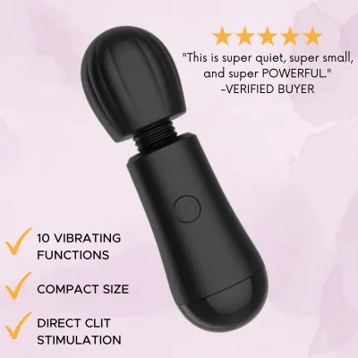 Mini Silicone Wand Massager
