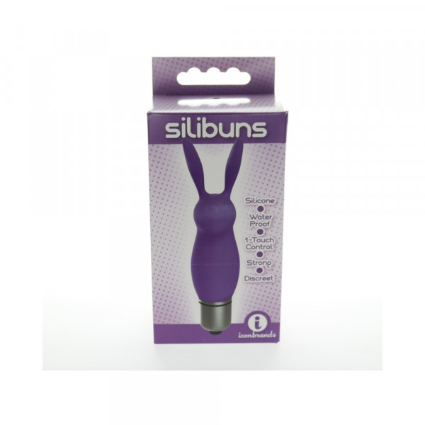 The 9's Silicone Bunny Bullet Purple
