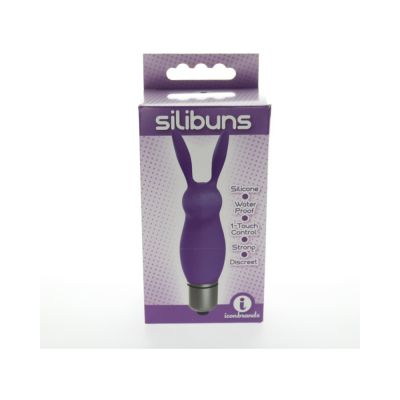 The 9 s Silicone Bunny Bullet Purple