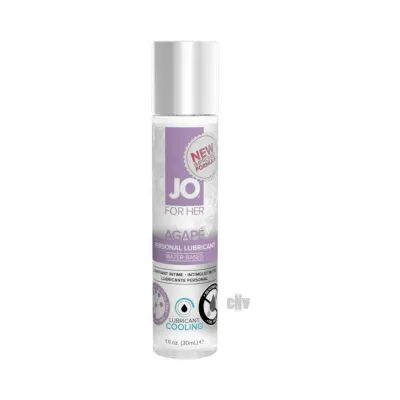 JO Agape Lube For Her Cooling 1oz 12 Count Display
