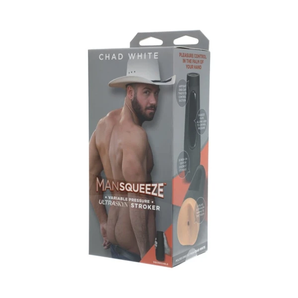 Man Squeeze - Chad White - Ultraskyn Stroker - Ass Vanilla — image 17 of 19