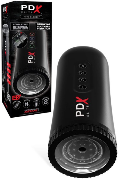 Moto Bator 3-in-1 Masturbator - Thrusting, Vibrating, & Sucking Action!