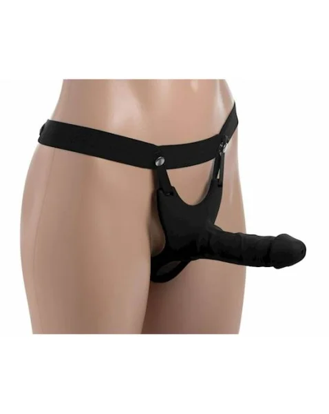 Size Matters Hollow Silicone Dildo Strap-on - 6 Inch