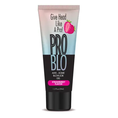 Problo Ahh some Blow Job Gel Strawberry 1 5 Fl Oz