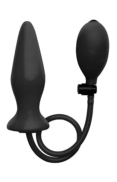 Inflatable Silicone Plug - Black -