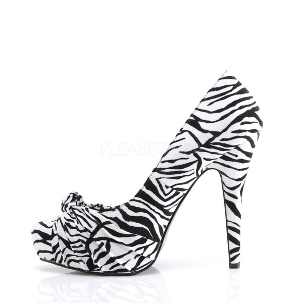 SAFARI-06 - 4 3/4" Heel, 1" Hidden P/F Pump W/ Pleated Detail — image 7 of 8