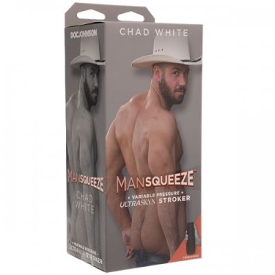 Man Squeeze Chad White ULTRASKYN Stroker Ass