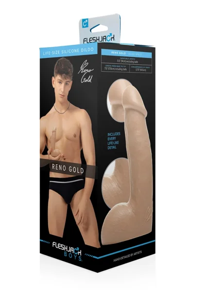 Fleshjack Boys - Reno Gold Dildo