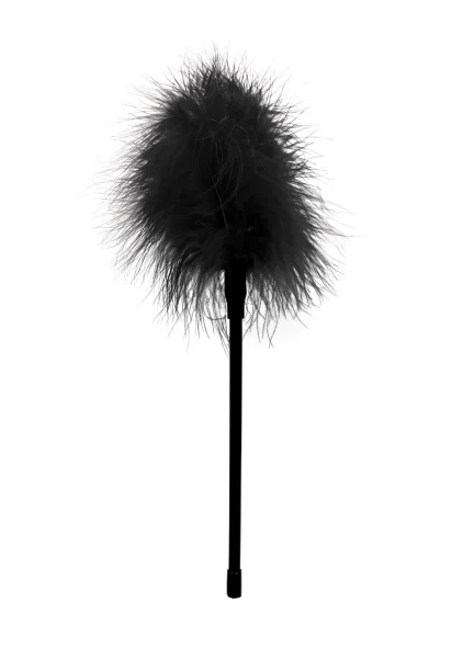 Ouch! Black Faux Feather Tickler