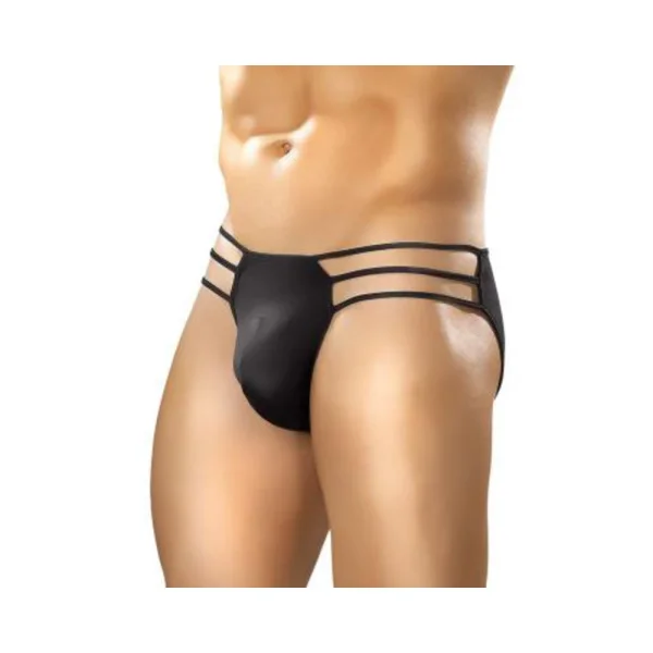 Male Power Cage Briefs L/XL Black Underwear