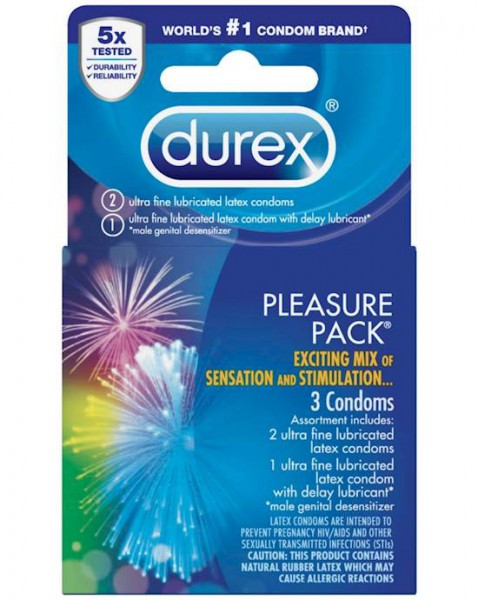 Durex Pleasure Pack Condoms 3 Pack - 3 — image 2 of 4