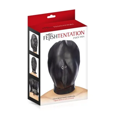 Fetish Tentation BDSM Closed Leatherette Hood