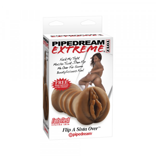 Flip a Sista Over Dual Ends Stroker Brown
