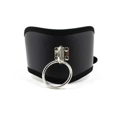 Bondage Kits Sets Ple sur Pvc Adjustable Posture Collar With O ring Black