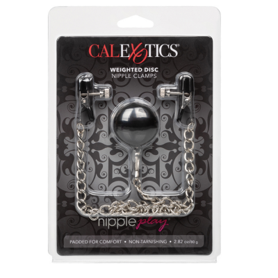CalExotics Nipple Play Weighted Disc Nipple Clamps