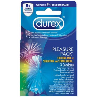 Durex Pleasure Pack Condoms 3 Pack 3