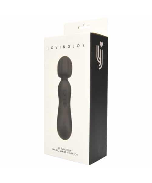 Loving Joy 10 Function Magic Wand Vibrator Black — image 10 of 11