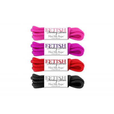 Fetish Fantasy Mini Silk Rope Sampler 4pce