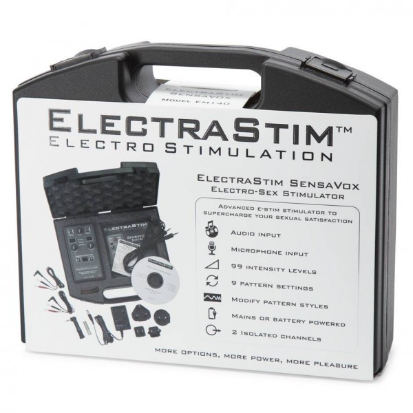 ElectraStim EM140 SensaVox Power Unit Dual Channel Electrosex Kit