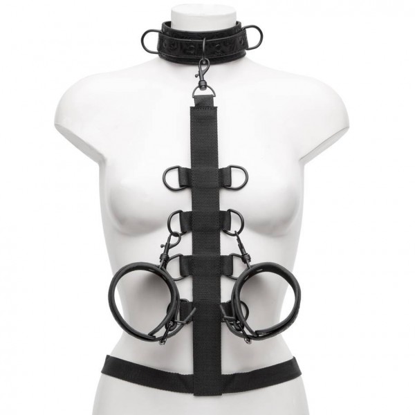 Bondage Boutique Black Rose Restraints Harness