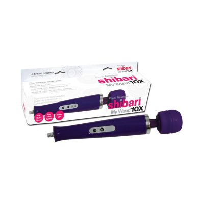 Shibari My Wand 10X Plug In Purple Body Massager