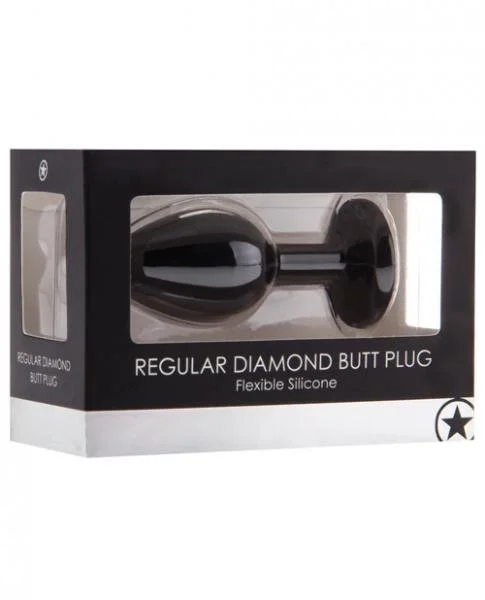 Ouch Regular Diamond Butt Plug Black — image 4 of 4