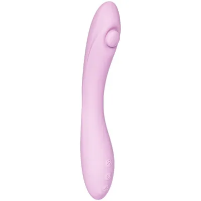 Bondara Love Button Lilac 10 Function Tapping G Spot Vibrator