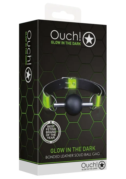 Ouch! Glow in the Dark Solid Ball Gag