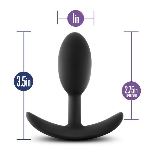 Blush Luxe Wearable Vibra Slim Silicone Butt Plugs, Small & Medium — image 6 of 14