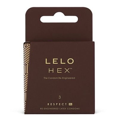 Lelo Hex XL Respect Condoms 3 Pack