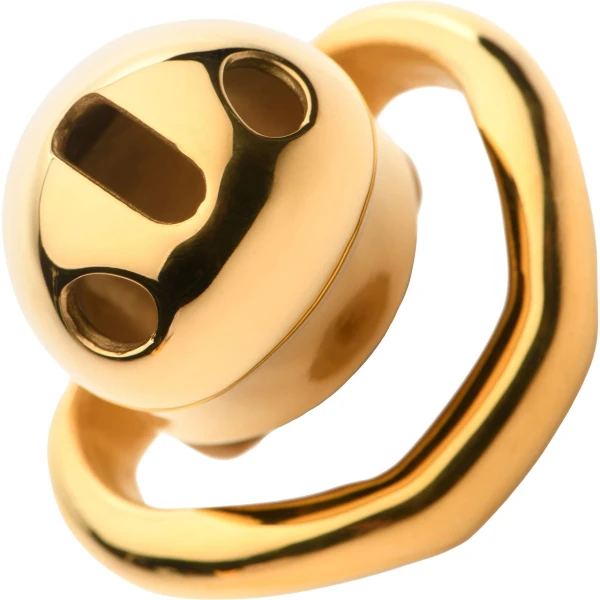 Master Series Midas Gold Plated Chastity Cage