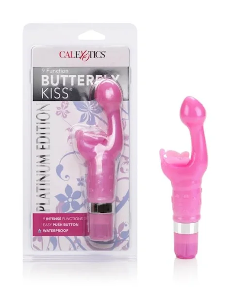 Platinum Edition Butterfly Kiss Vibrator - Pink