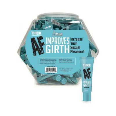 Oral Sex Products Thick Af Girth Cream 65 piece Fishbowl Display