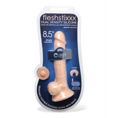 Curve Novelties Fleshstixxx 8 5 Dildo W balls Flesh