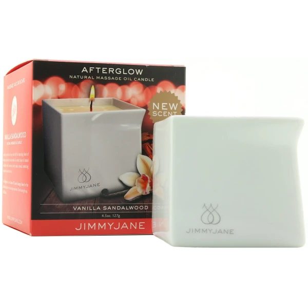 Afterglow Massage Oil Candle in Vanilla Sandalwood