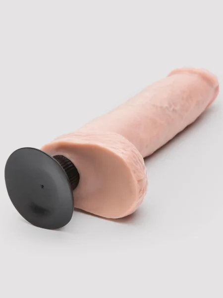 King Cock Ultra Realistic Vibrating Dildo with Balls and Suction Cup 9 Inch