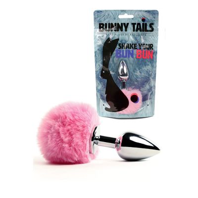 Feelz Metal Butt Plug with Furry Bunny Tail