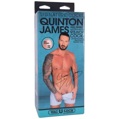 Signature Cocks Quinton James 9 5 Inch Ultraskyn Cock With Removable Vac U Lock Suction Cup