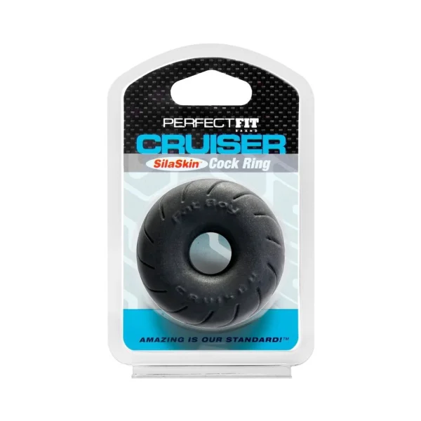 Perfect Fit Cruiser Cock Ring Black