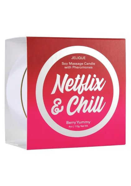 Jelique Sex-A-Licious Ravenous Raspberry  Massage Candle