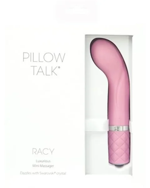 Pillow Talk Racy Mini Massager - Pink - 5 Inch
