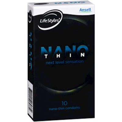 Ansell Lifestyles Nano Thin 10s Condoms