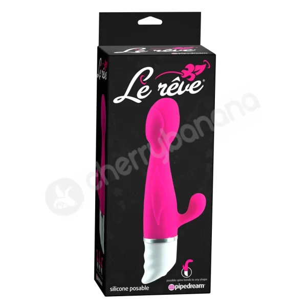 Le Reve Silicone Posables Pink Vibrator