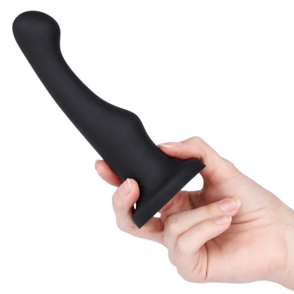 Bondara Smooth Operator Black Silicone Suction Dildo - 6 Inch