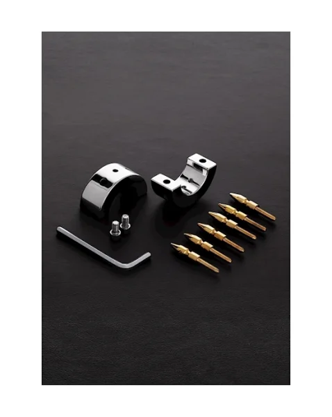 Ball Stretcher With Spikes - Silver